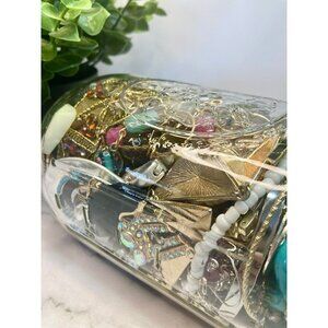 Vintage and Contemporary Wearable Mystery Jewelry Jar - Good Condition -16